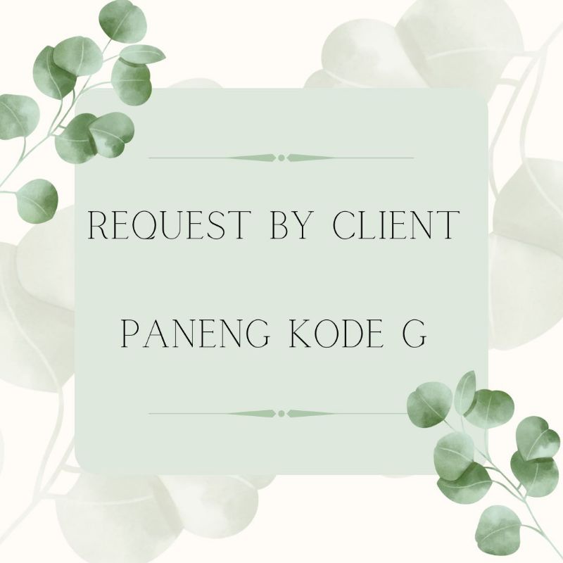 paneng kode G