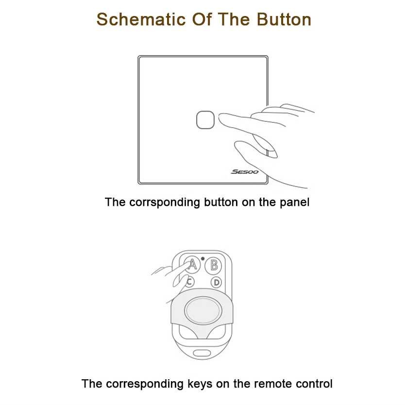 Saklar Lampu Touch LED with Remote Switch Murah Sakelar Touch Screen Terbaru Saklar Lamp Elegan