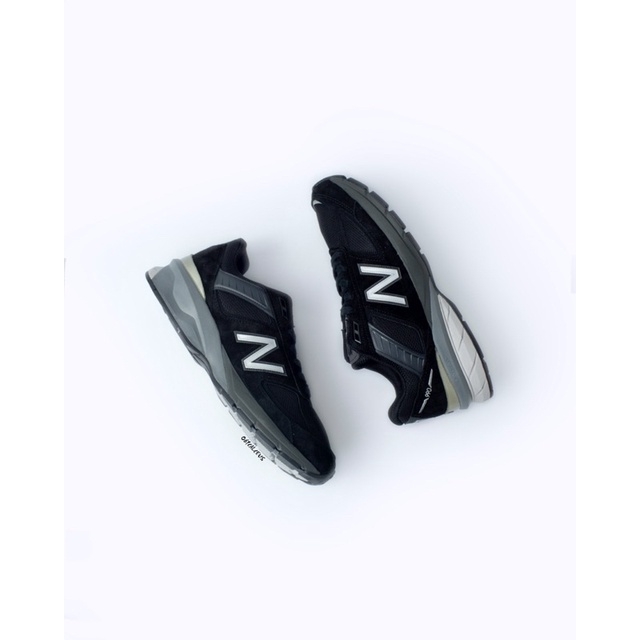 New Balance Made In USA 990 V5 Black / Silver 100% Original