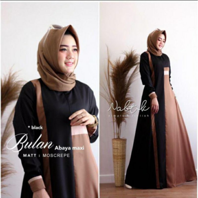 GAMIS MOSCREPE//BULAN MAXY//BUSANA MUSLIM