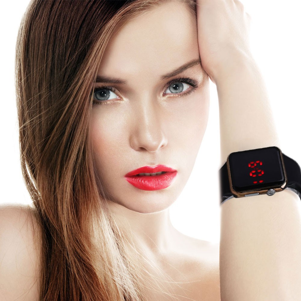 【KOK】✅COD Jam Tangan Couple Tahan Air Cerdas LED Watch Elektronik  Jam tangan LED mewah anti air untuk pelajar 1 PC-3