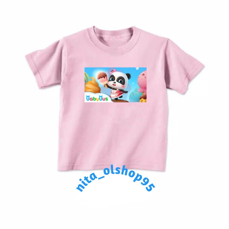 baju anak karakter lucu / baju anak babybus emulator permainan