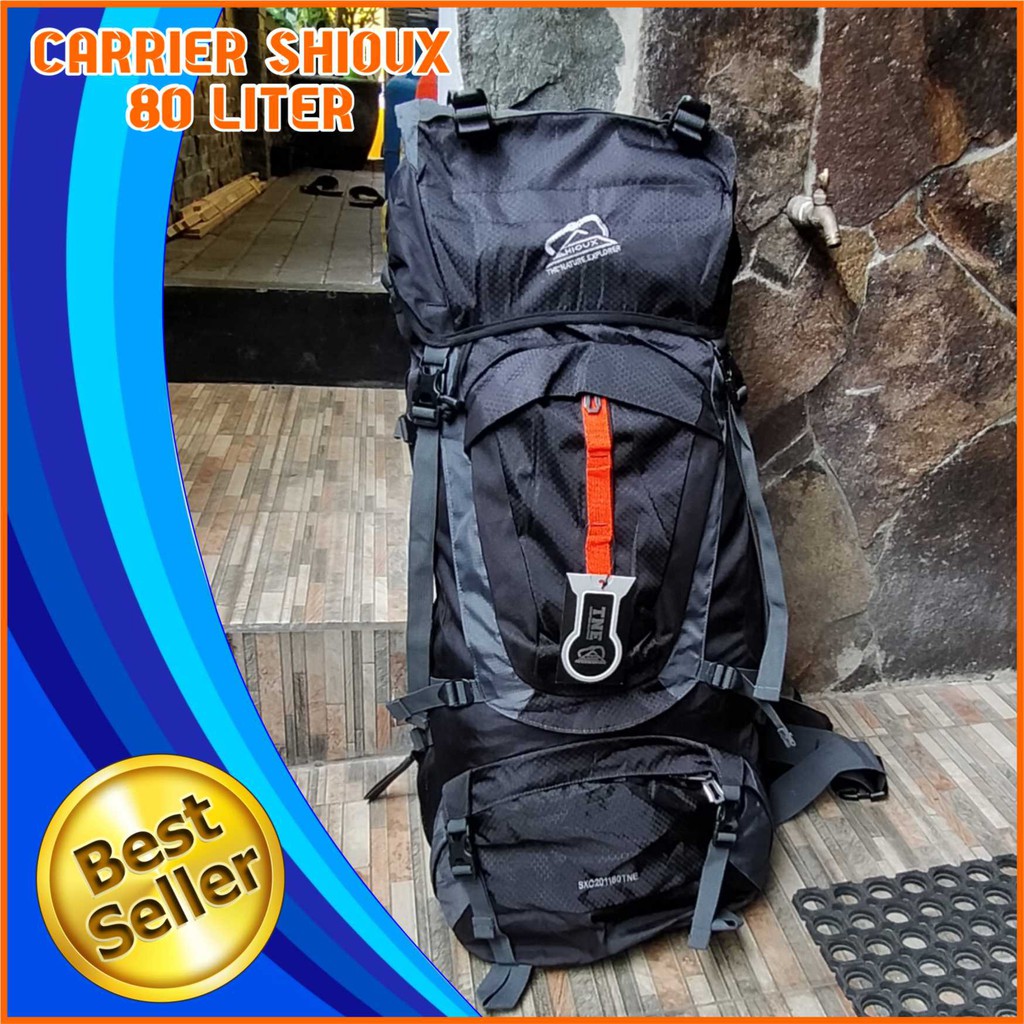 Carrier 80 Liter SHIOUX, SXC20180TNE series SHIOUX, Tas Keril 80 Liter SHIOUX, Tas Gunung SHIOUX