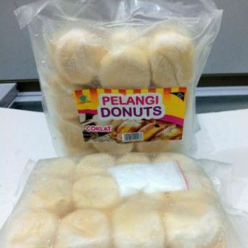 

Pelangi Donut Kentang Isi Coklat 24pcs dan 12pcs