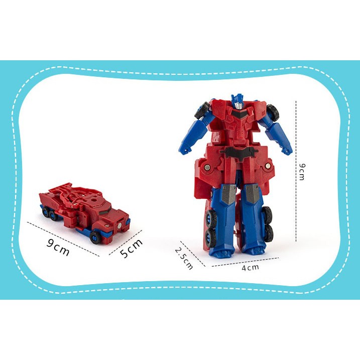 mainan robot transformers magnet Transformer Magnetic 2in1