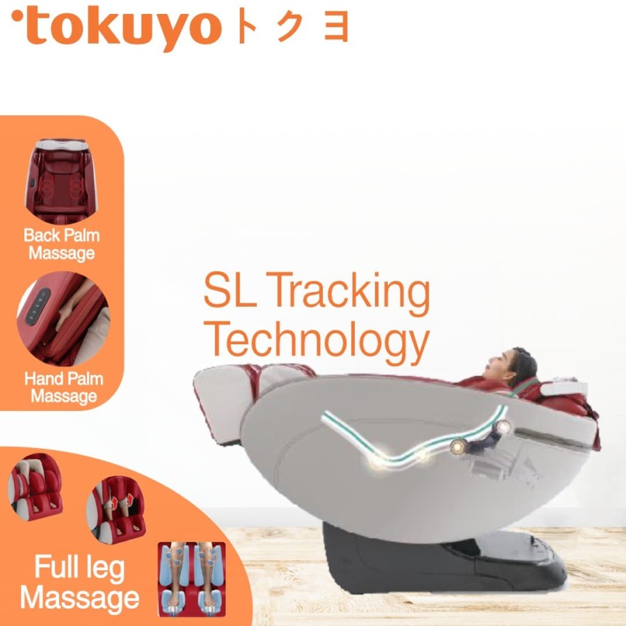 TOKUYO Smart Sleep Legacy Massage Chair TC-730 - Kursi Pijat Kaki Tangan Punggung Full Body Elektrik