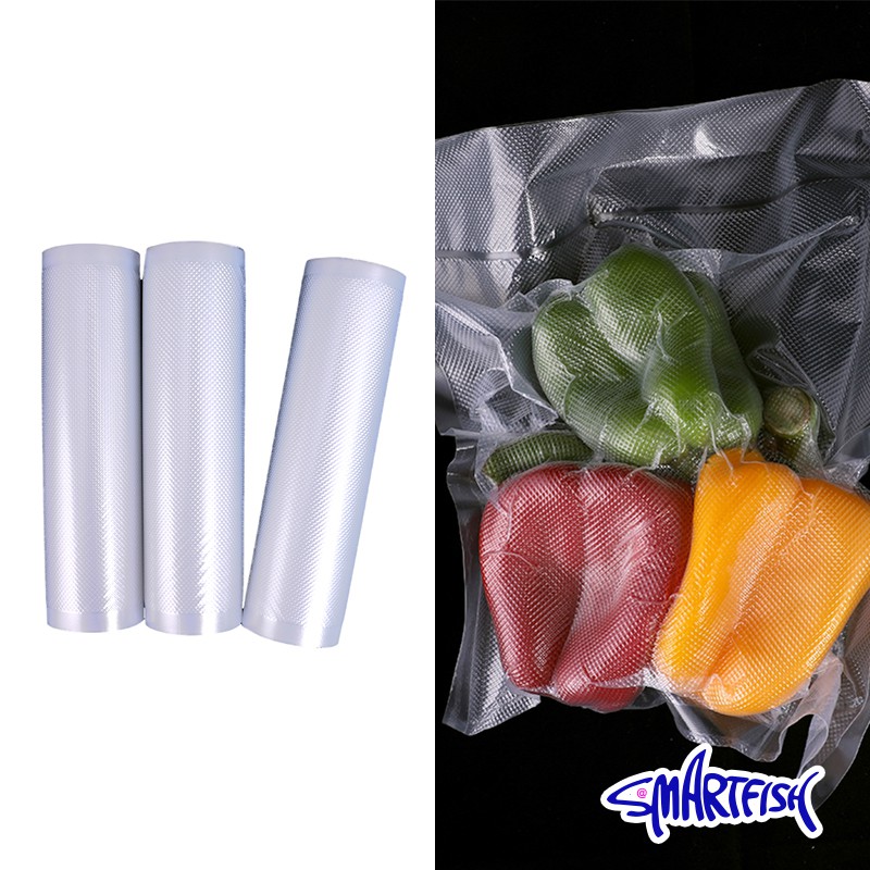 Smartfish refill Tas Kemasan Makanan Vakum Plastik Vakum Sealer Makanan vacuum sealer bag