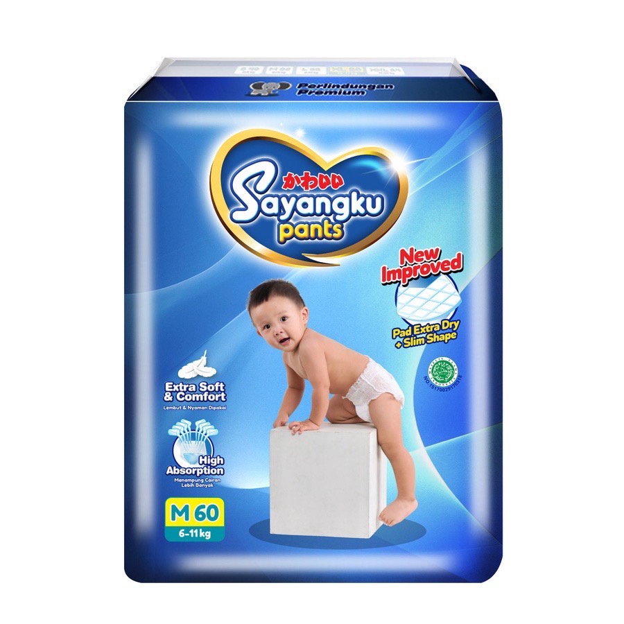 Sayangku Pants Popok Bayi M 60 (6 - 11 kg)