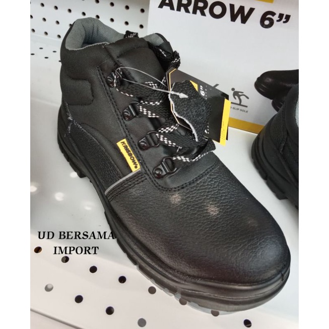 KRISBOW Sepatu Safety Arrow Sepatu Pengaman 6inch