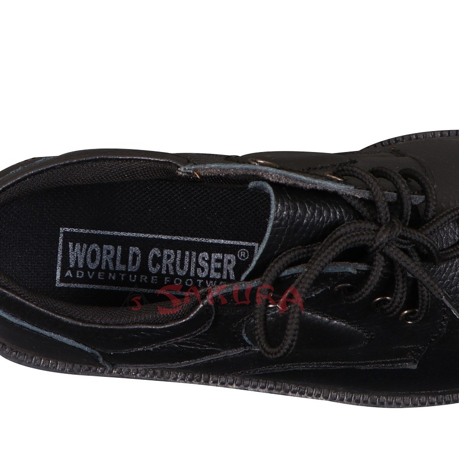 Sepatu Safety Ujung Besi World Cruiser 1837 Hitam