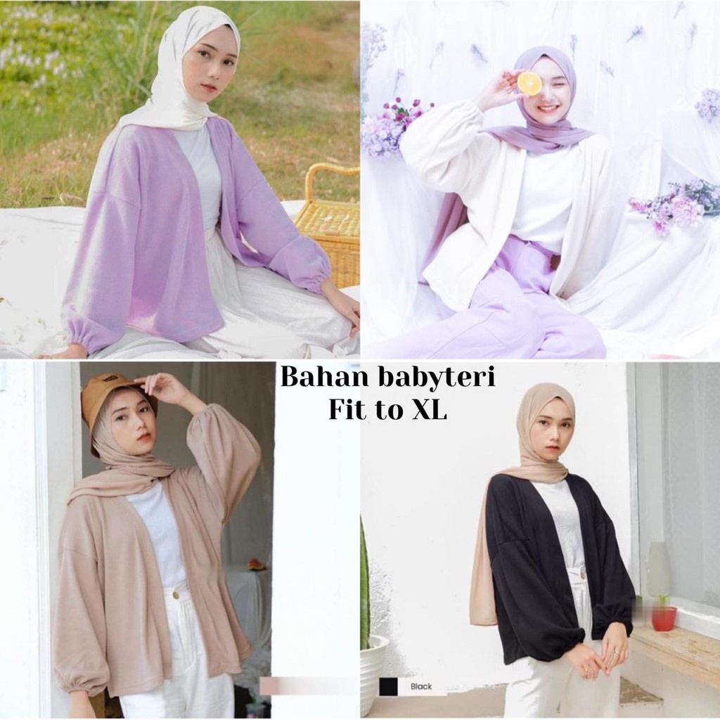 Cardigan Wanita Jumbo Oversize Tebal Oversize Jumbo Korean Style Panjang Murah Panjang P6X8 Panjang 