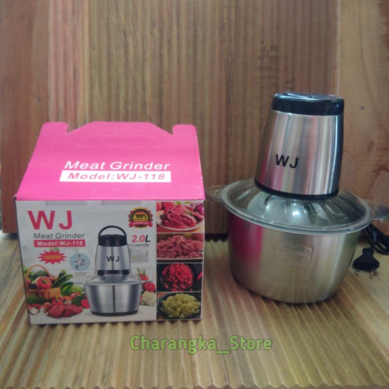 CHOPPER MEAT GRINDER WJ MODEL WJ-118 KAPASITAS 2 LITER