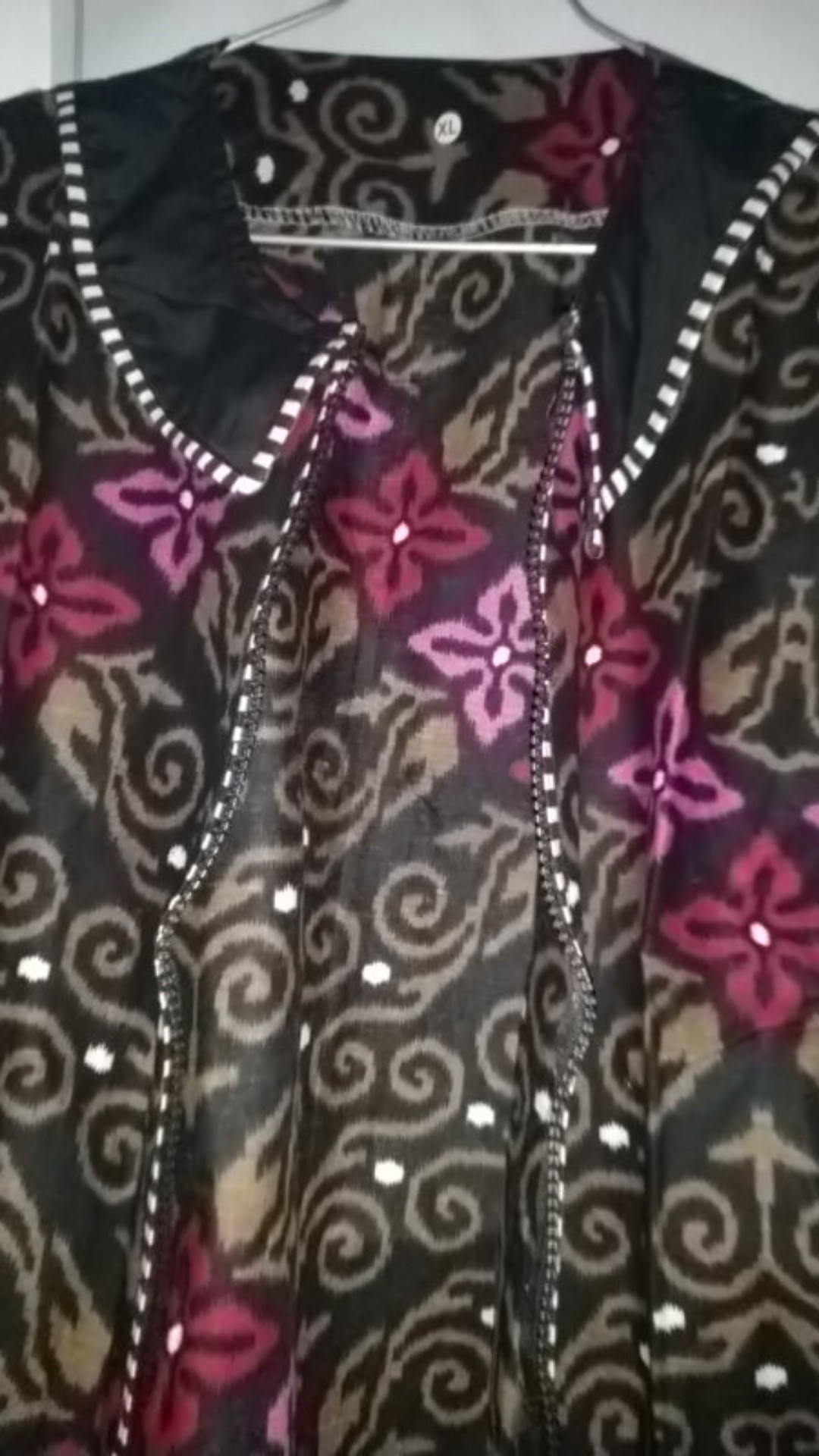 Batik Wanita Atasan Batik Ziper M L Xl Xxl Batik Kantor Keren Banget