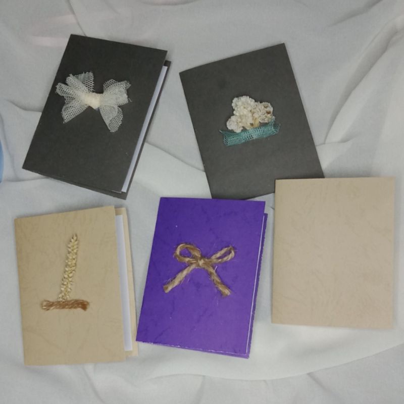 BELI 10 FREE 1 Greeting card kosongan/kartu ucapan bunga kering/greeting card rustic/Greeting card e
