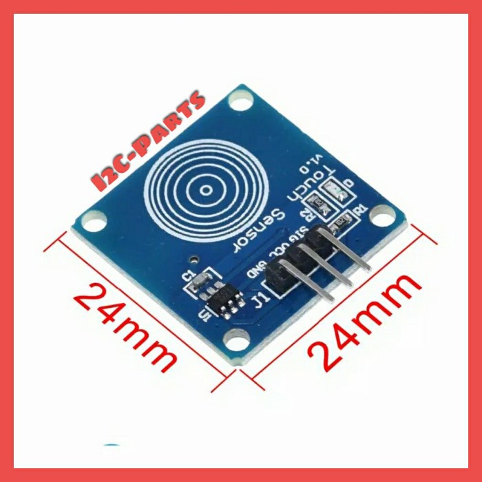 TTP223B Capacitive Touch Sensor Digital Switch Arduino Saklar Sentuh