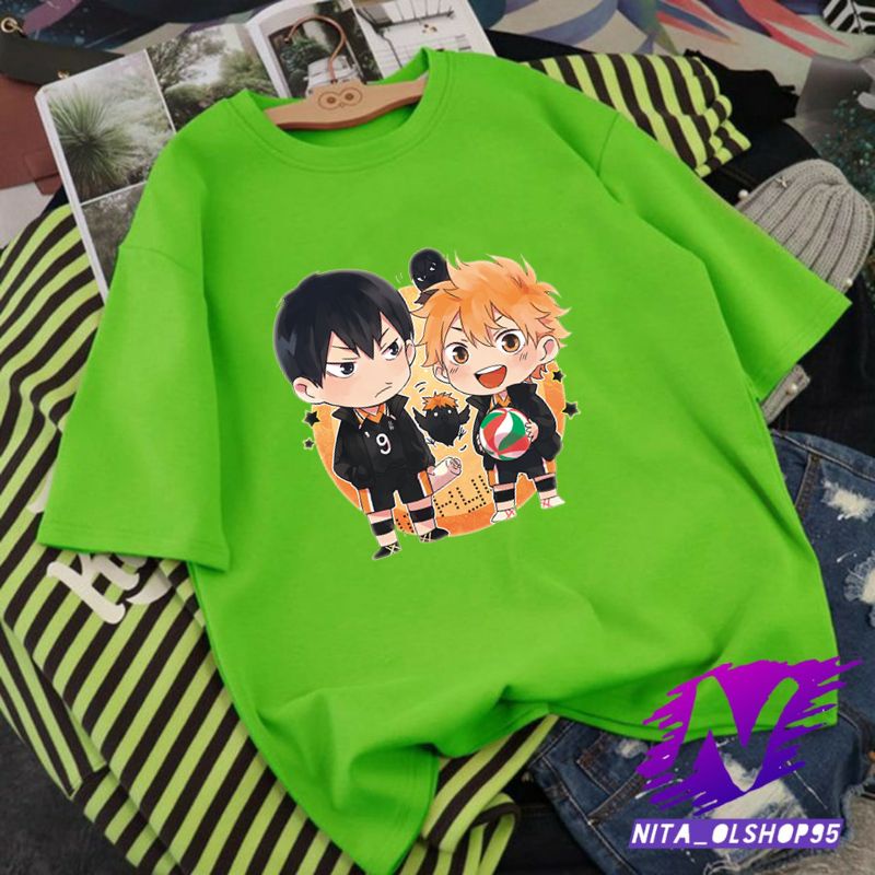 kaos haikyuu baju anak anime haikyuu