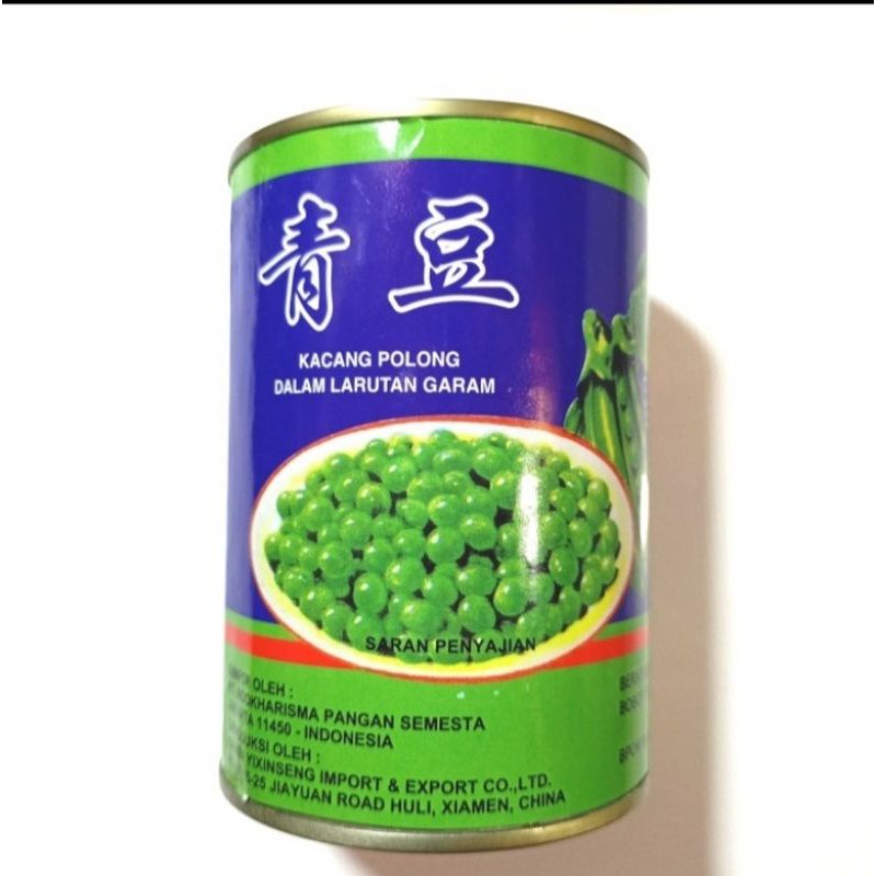 

Green Peas in Brine IKPS Kaleng / Kacang Polong dlm larutan garam / Qing Dou