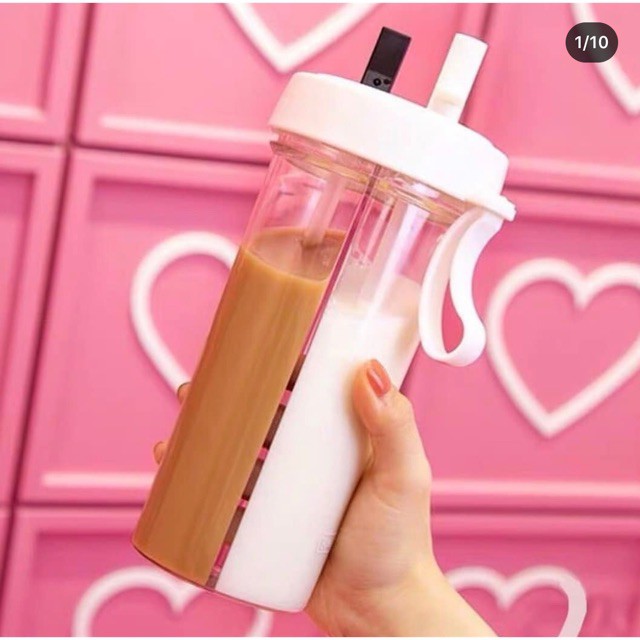 H111 Botol Minum Beanbe Anlove Dual-Use Bottle 600 ML - Botol Minum Dual-Use Bottle