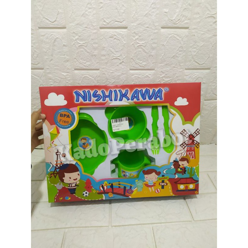 Tempat makan bayi NISHIKAWA 8113 - kado bayi - alat makan bayi set