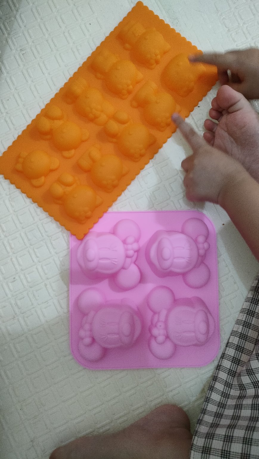 Cetakan Silicon Minnie Mickey Mouse Disney/ Cetakan Coklat / Cetakan Jelly / Cetakan Es Batu Bento