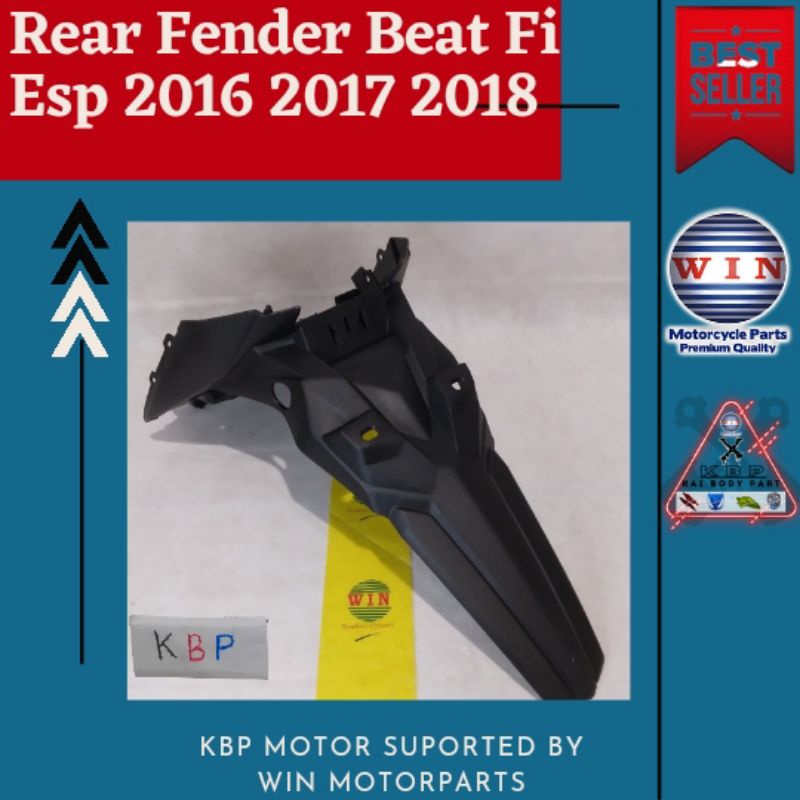 Spakbor belakang motor honda Beat Esp 2016 2017 2018 2019 | Rear fender Beat Esp 2016 |Cover body ka