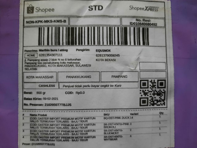 Kendra - Sprei 160x200 Queen Bantal 2 Tinggi 20 Minimalis Modern A - G