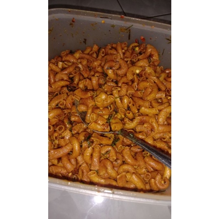 

MAKARONI pedas daun jeruk BASRENG daun jeruk Otak" Daun jeruk
