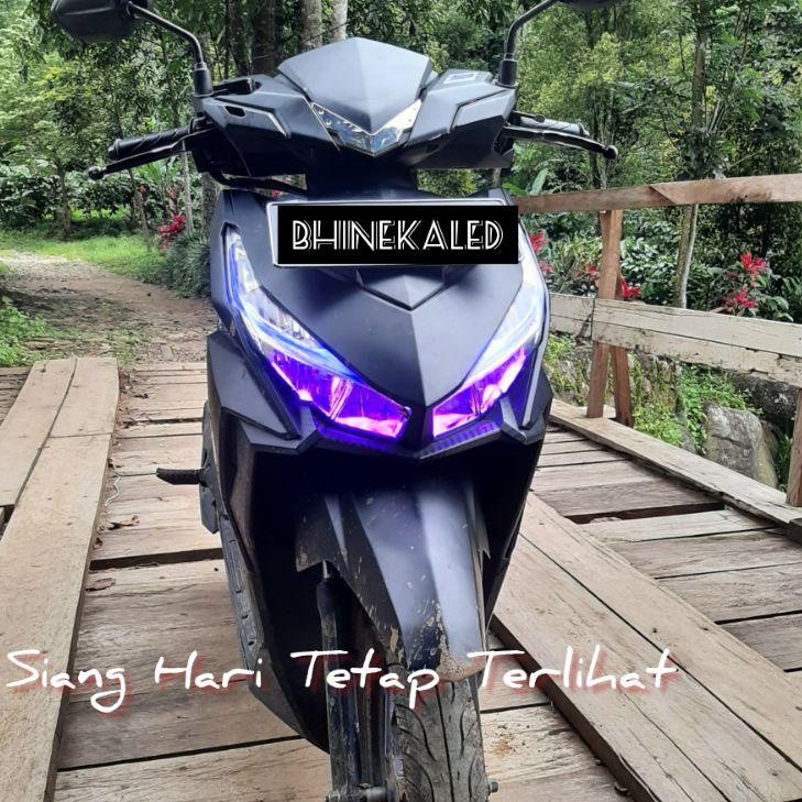 Langsung Beliii.. Led Alis Vario 150 Vario 125 Paketan dengan devil eye untuk motor vario led