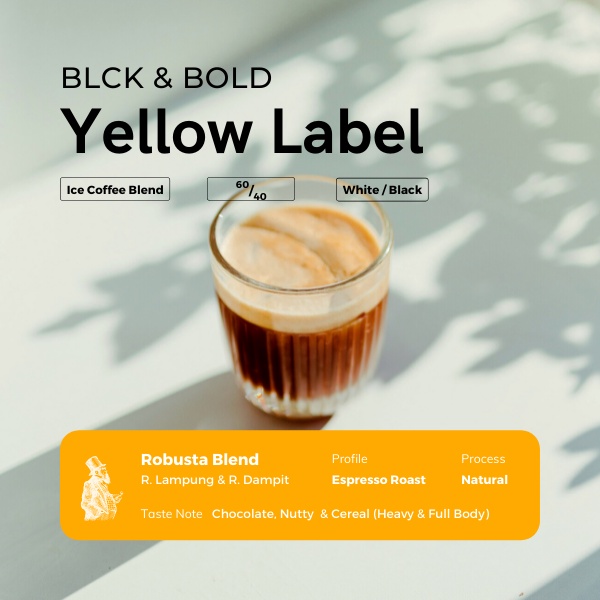 

Espresso Kopi Susu "YELLOW LABEL" Bubuk/Biji Kopi - Biji Kopi