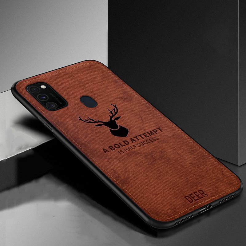 PROMO Case Samsung A12 / A21S / M21 / M30S / M31 / A51 DEER Cloth Motif Jeans SoftCase TPU DEER