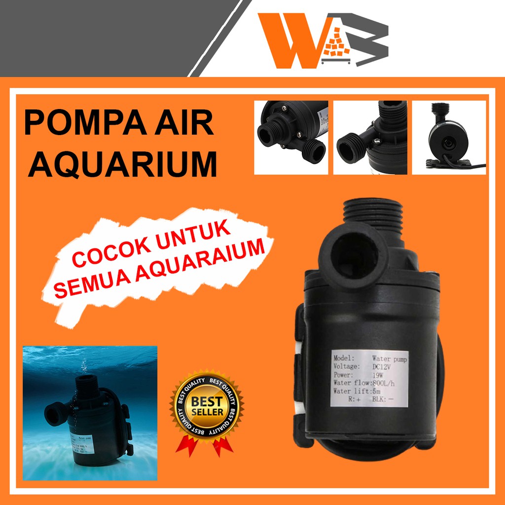 COD Air Pump Akuarium Pompa Air Aquarium Mini Celup Water Kecil Kolam Ikan B90