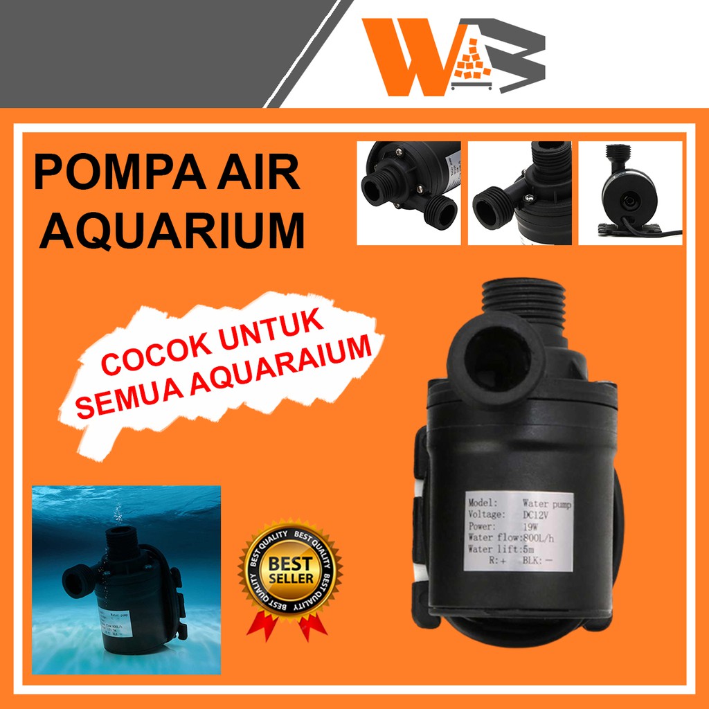 COD Air Pump Akuarium Pompa Air Aquarium Mini Celup Water Kecil Kolam Ikan B90