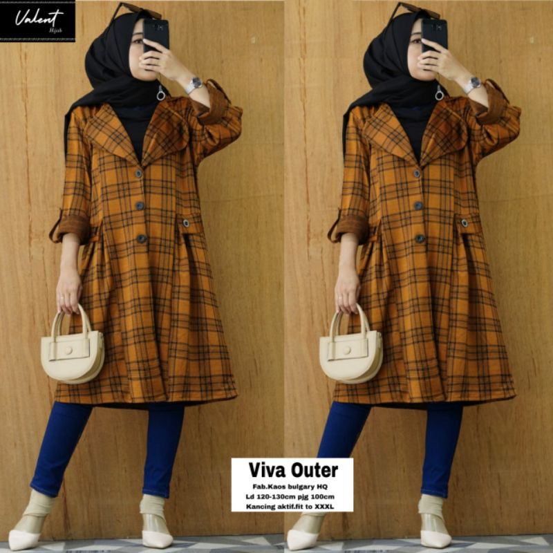 Viva Outer By:Val/Outer/Atasan Muslim Wanita/Fashion Muslim Wanita