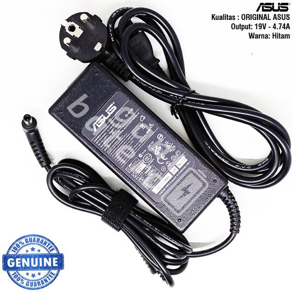 Adaptor Charger Asus A43 A42 K43 N46 X550 N56 X43 K45 X45 K52 X52 A85 X85 U31 U40 19v 4.74a