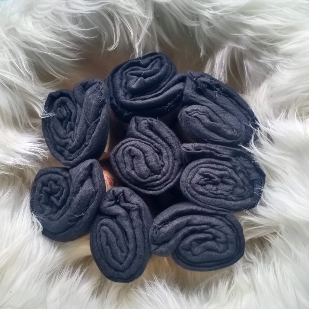 Nazira Pashmina Crincle /PART 1-HITAM