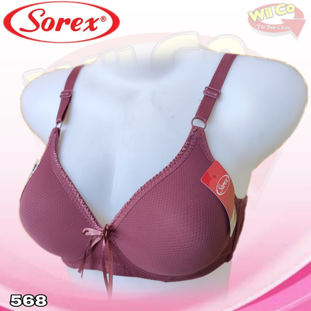 K568 - BRA/BH WANITA SOREX TANPA KAWAT CUP B SIZE 34 - 40 EXTRA COMFORT