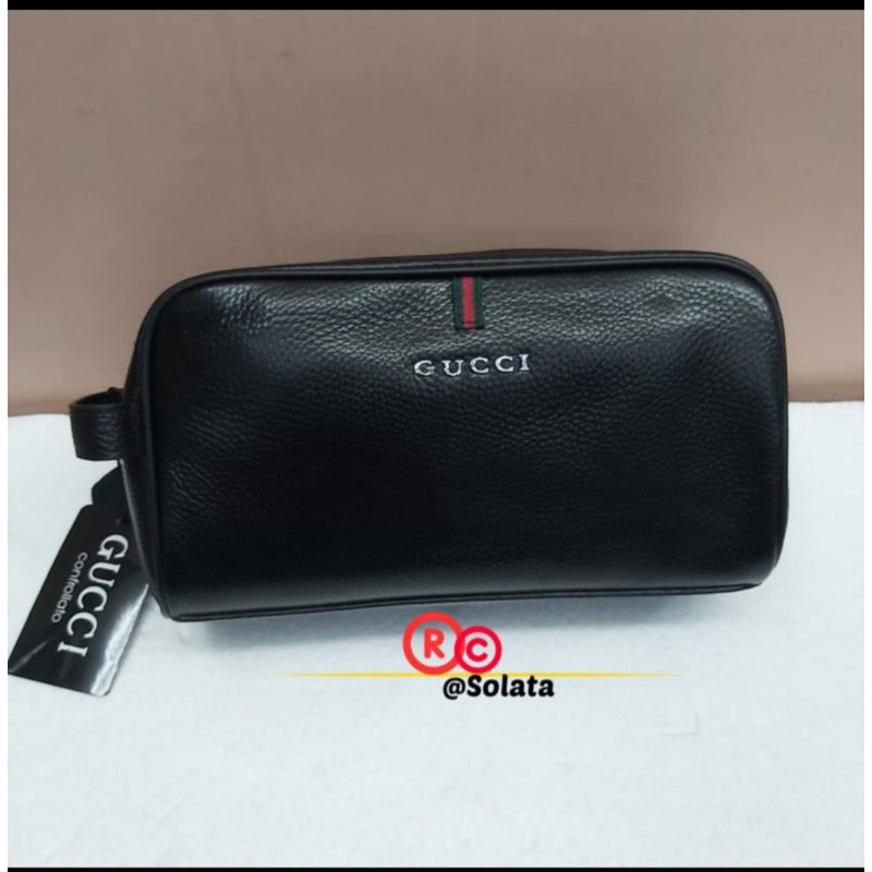 pouchbag gucci import pria wanita / tas tangan gucci kulit asli pria wanita