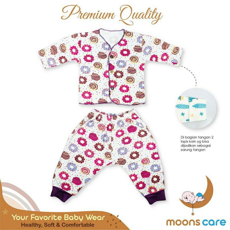 MOONS STELAN PANJANG NEWBORN BUKA KAKI/STELAN NEWBORN