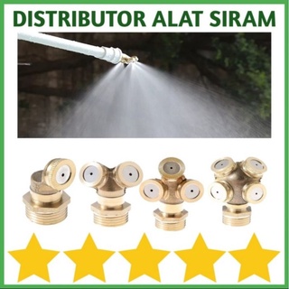 Jual ALAT SIRAM SPRAYER SPRINKLER KUNINGAN 1 WAY TAMAN KEBUN MISTING ...