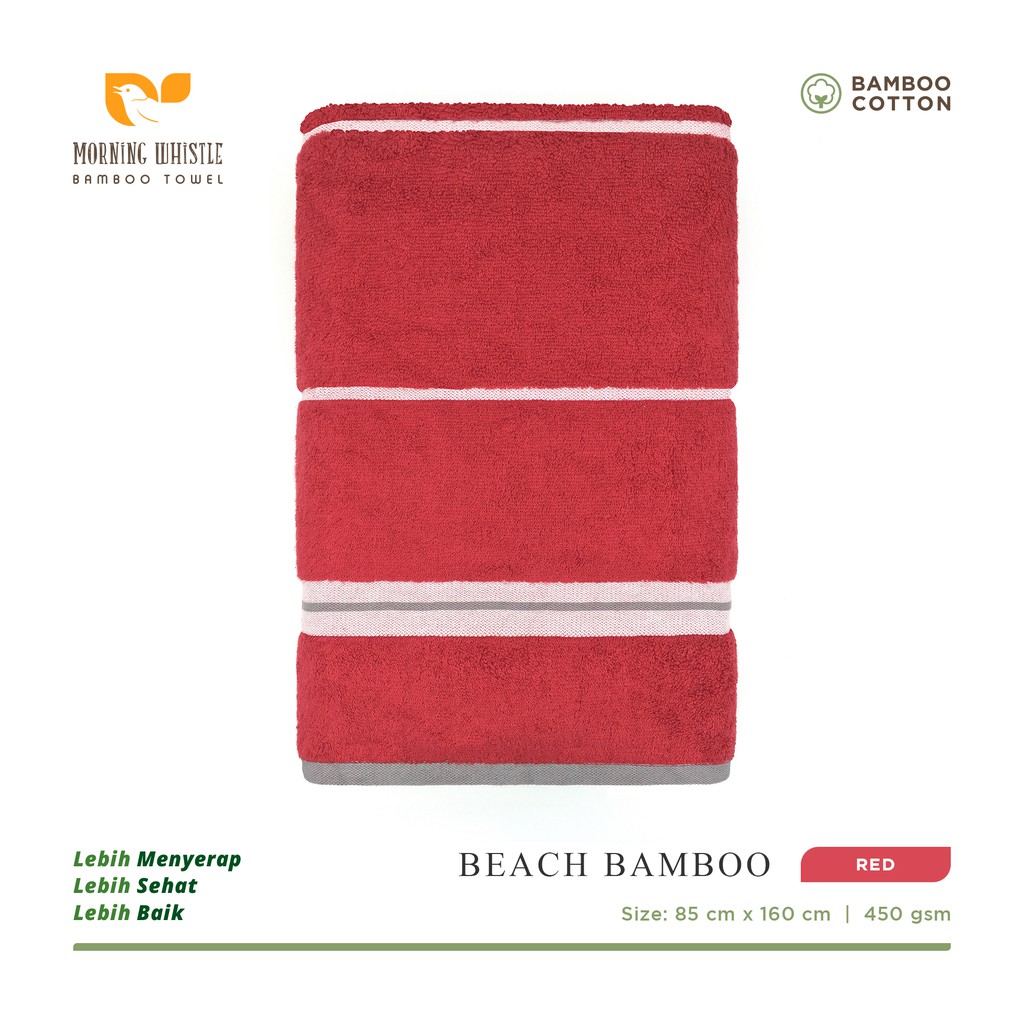 ORIGINAL | Terry Palmer Morning Whistle Beach Bamboo Towel Handuk Mandi Dewasa Jumbo 85 x 160 cm