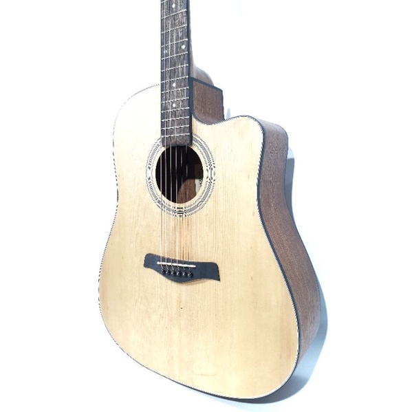 Gitar Akustik Elektrik Merk Cowboy Original Tipe GWC-240 NA NS Equalizer EQ TUNER Cowboy Jakarta