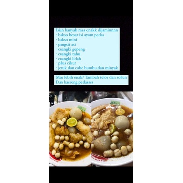 

Baso Aci isi Ayam Mercon