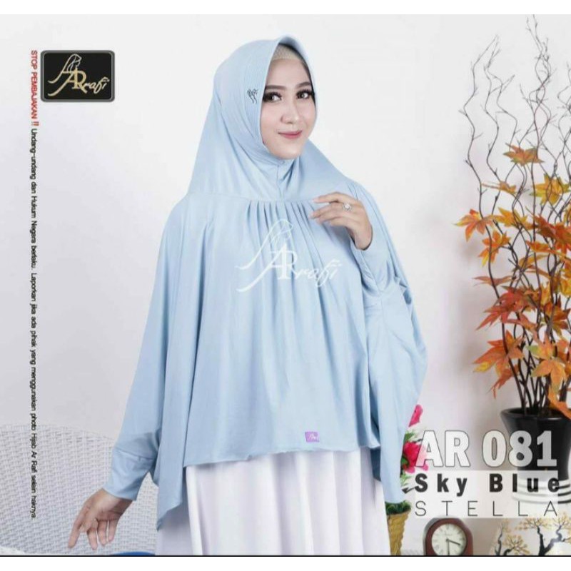 ARRAFI AR 081 || HIJAB JUMBO || HIJAB SYAR'I || HIJAB LENGAN