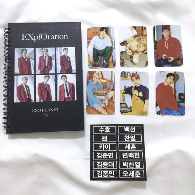 

EXO PLANET 5 EXPLORATION SUHO BAEKHYUN CHEN CHANYEOL KAI SEHUN NOTEBOOK