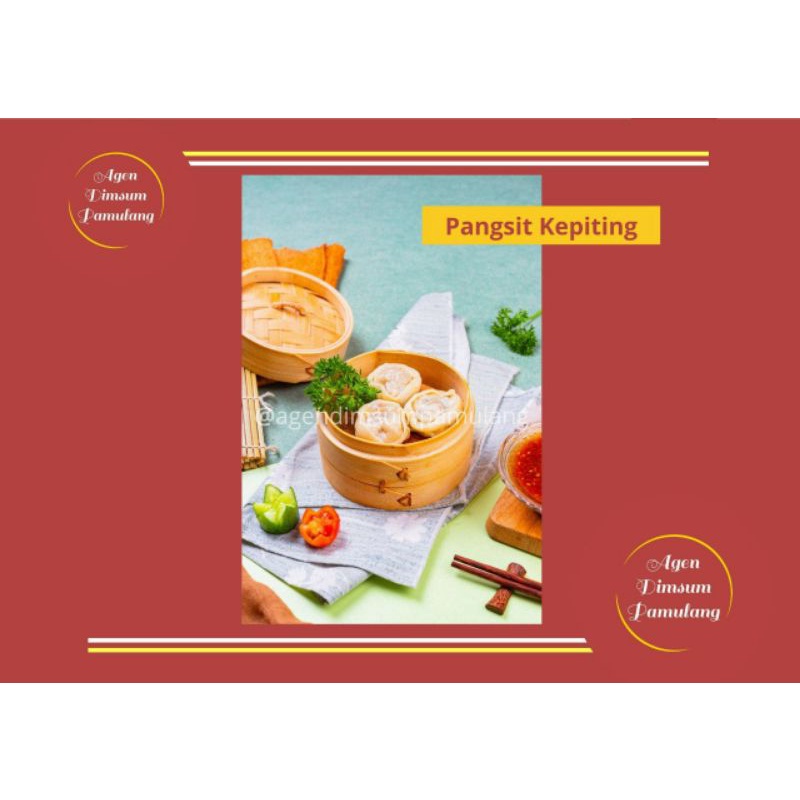 

Pangsit Kepiting isi 30 Pcs