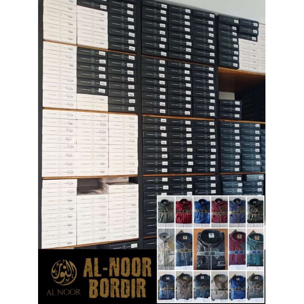Jubah Al Noor bordir remaja dewasa
