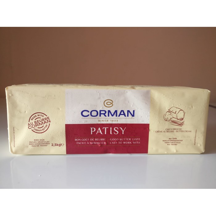 

TERMURAH UNSALTED BUTTER CORMAN 2.5KG IMPORT PRANCIS !!!