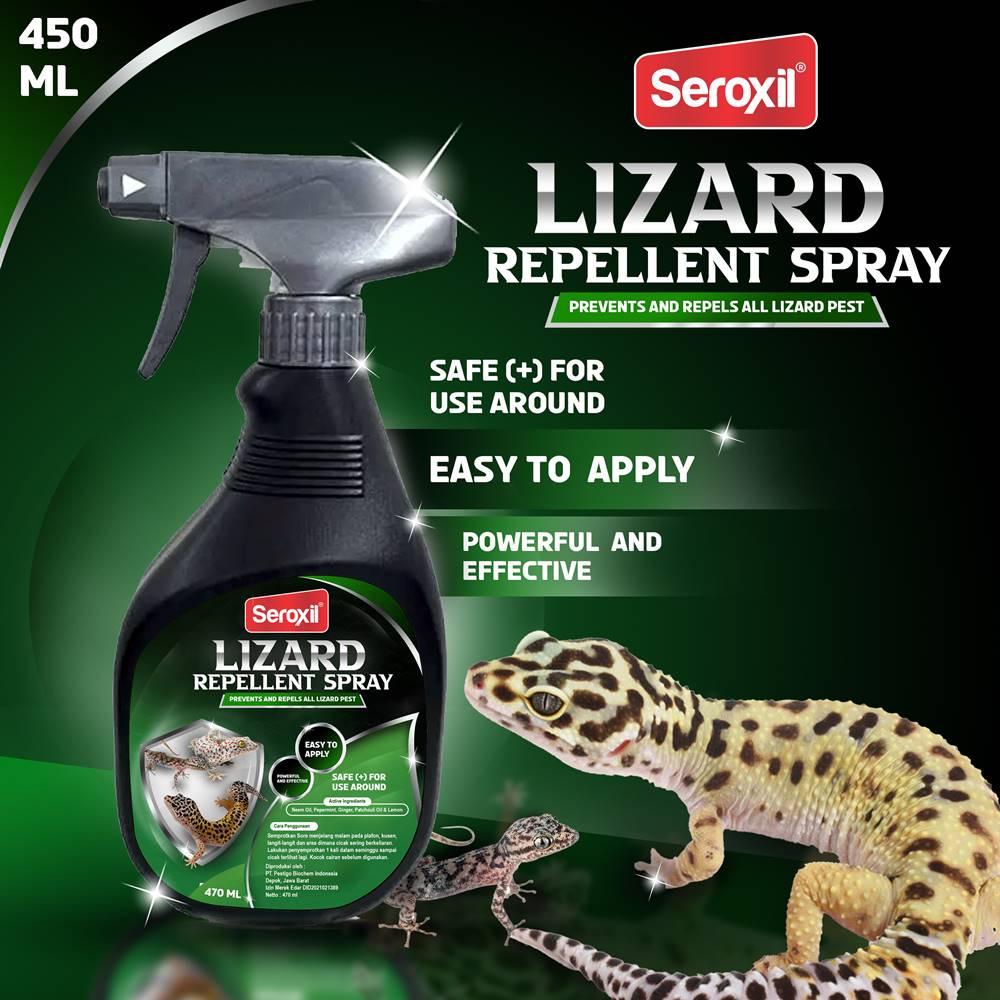 Seroxil Pengusir Cicak Alami Herbal/Lizard Repellent Spray Ampuh 450ml