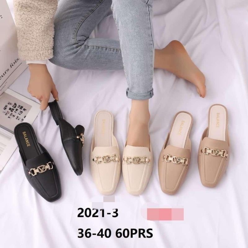 import sandal slop balance sandal slop tutup sandal hak sandal jelly balance 202103
