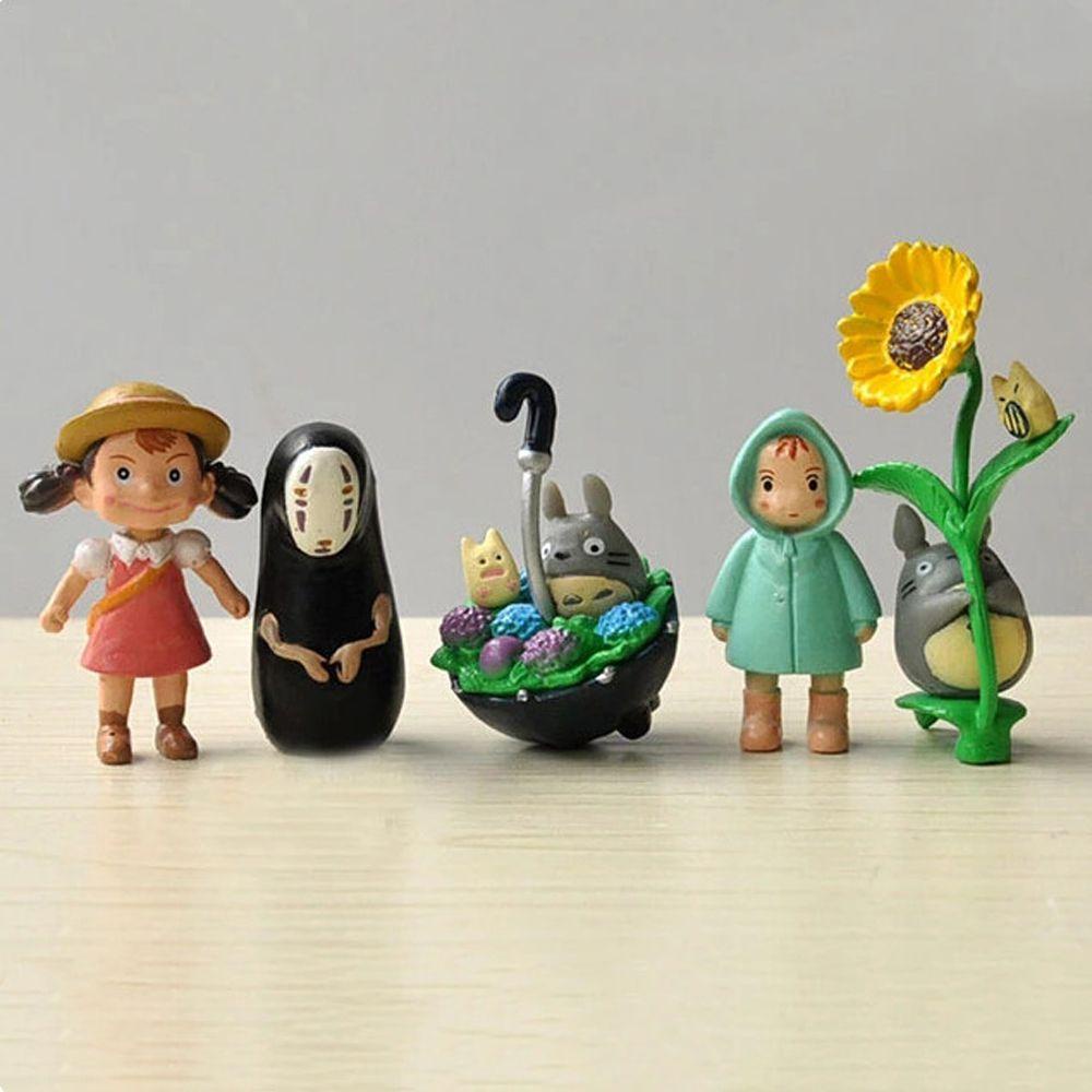 Mxbeauty Action Figure Anime My Neighbor Totoro Mini 3-5cm Bahan PVC Untuk Hadiah Ulang Tahun